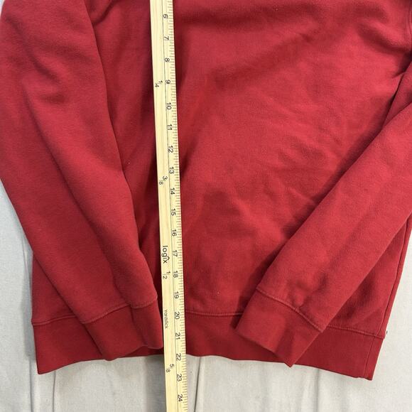 Coach New York Logo Signature Unisex Red Hoodie Size S - Picture 6 of 7